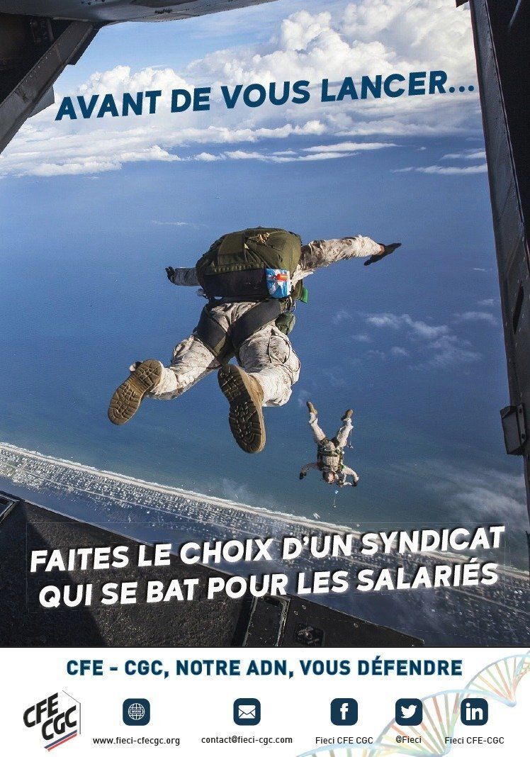 FIECI's tweet image. Avant de vous lancer….

Faites le choix d’un #syndicat qui se bat pour les #salariés

Rejoignez la #CFECGC