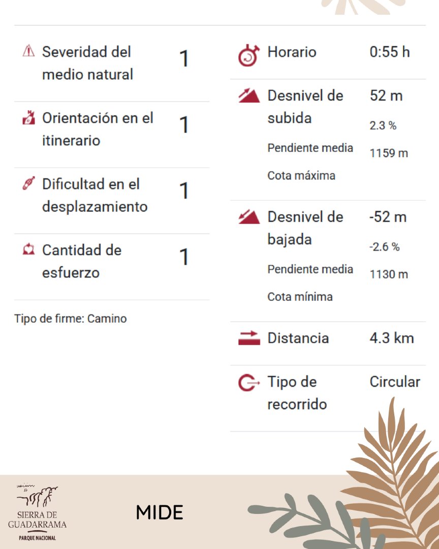 PN_Guadarrama's tweet photo. #ElPaular y #LosBatanes
Recorrido circular de 4.3 km de longitud que parte y llega al aparcamiento los Cascajales en el casco urbano de #Rascafría
👉 Info y track: https://t.co/l8NrUPxIrN
#rutas #divulgacion #parquenacional #nationalpark #sierradeguadarrama https://t.co/QhLVFDB7XP