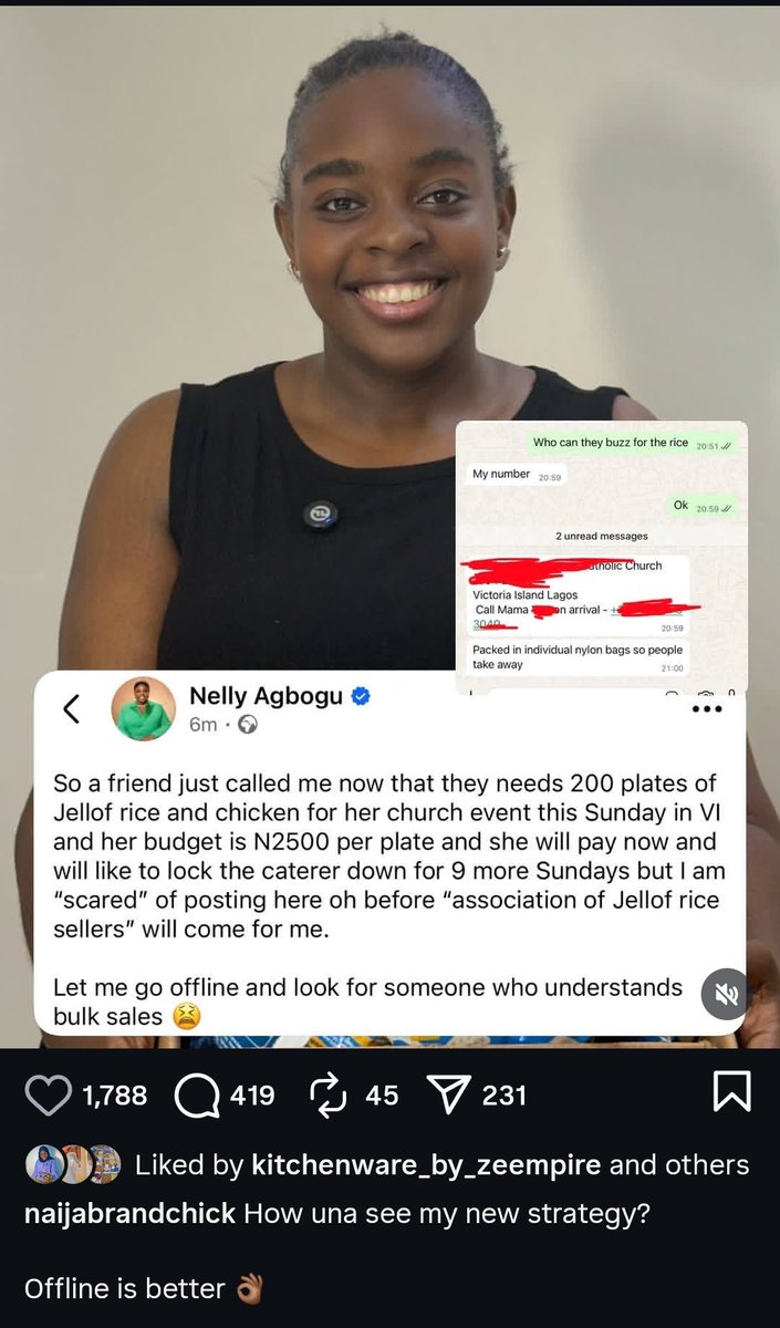 Chef Mo Of Lagos👩‍🍳 Pasta Queen (PBD/0706) tweet media