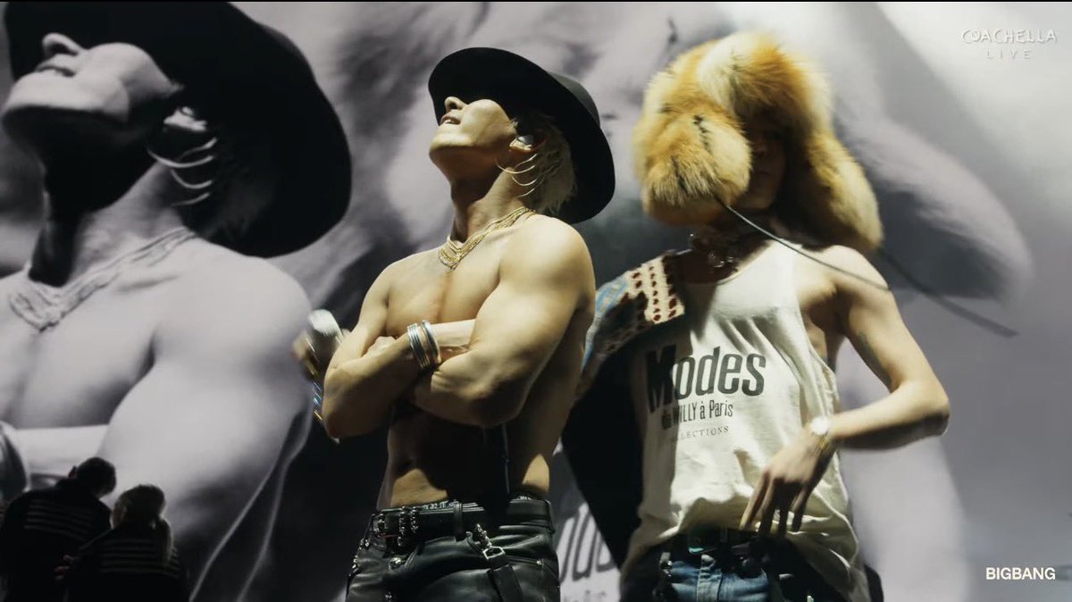 black4292coffee's tweet photo. 上裸のテヤンはBIGBANGの代名詞とも言えるよな。テヤンが上を脱いだだけで泣けてくるんだけどVIPなら分かるよね😂？
#BIGBANG #BANGCHELLA https://t.co/jGjbfVZeqN
