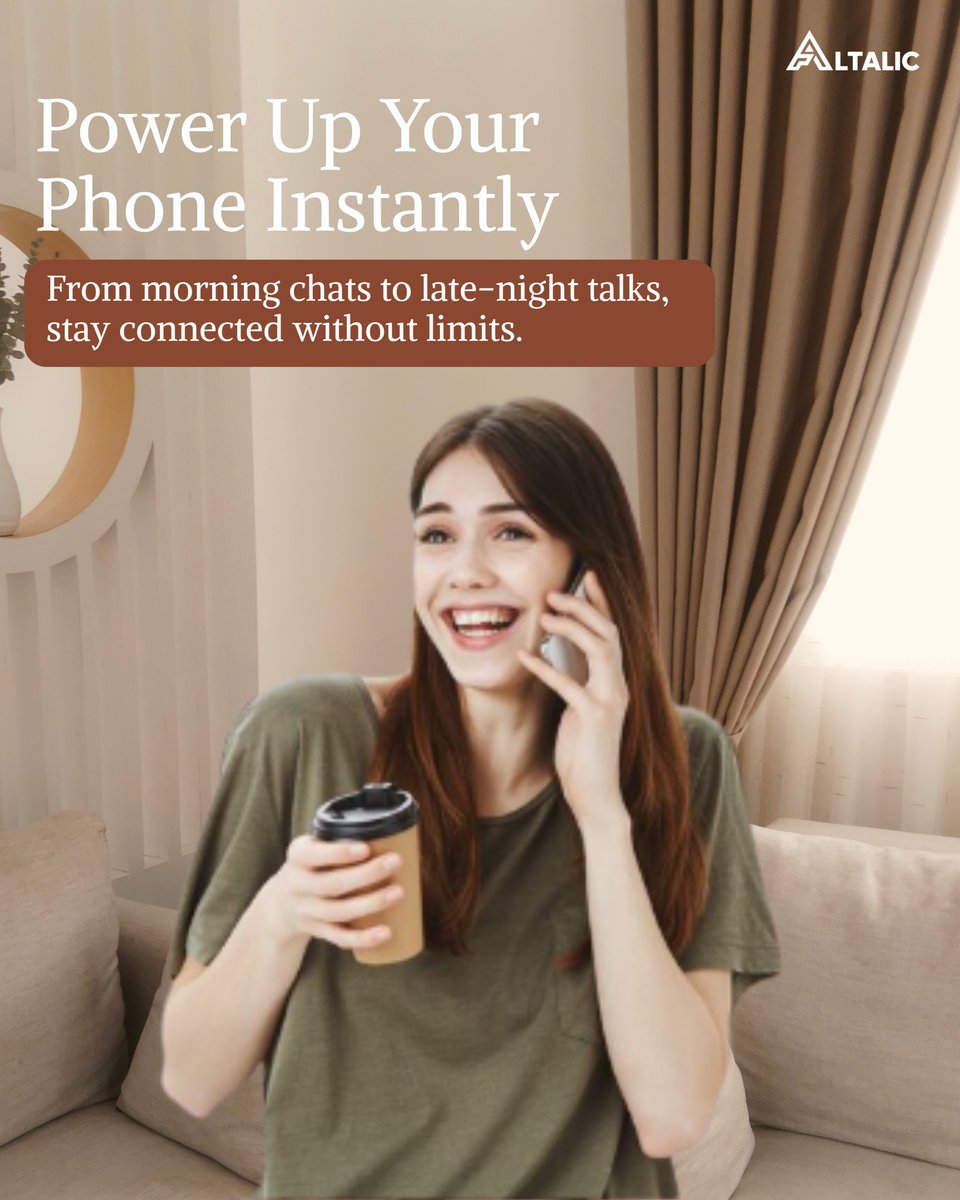 Altalic_'s tweet image. Power up your phone in seconds and stay connected all day long. No interruptions, just smooth conversations anytime, anywhere.

#RechargeNow #StayConnected #MobileRecharge #FastRecharge #EasyRecharge #DigitalIndia #OnlineRecharge #InstantRecharge #SeamlessService #Altalic