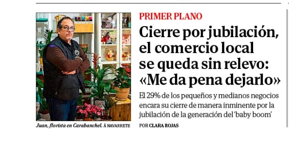 rodriguezbraun's tweet photo. Leo el reportaje de mi antigua alumna, Clara Rojas,  sobre los problemas del pequeño comercio en @elmundoes https://t.co/dcxO0iGUCl