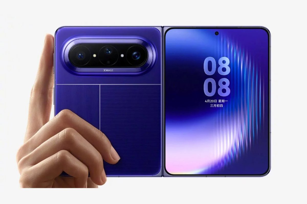 BrandonLKS's tweet image. Le Huawei Pura X Max est désormais officiel et il est magnifique 😍 

Son design sera optimisé pour le multitâche et l’affichage vidéo. Malheureusement pour nous, il ne devrait pas sortir en France avec l’absence des services Google sur cet appareil.

Toutefois il donne un bon