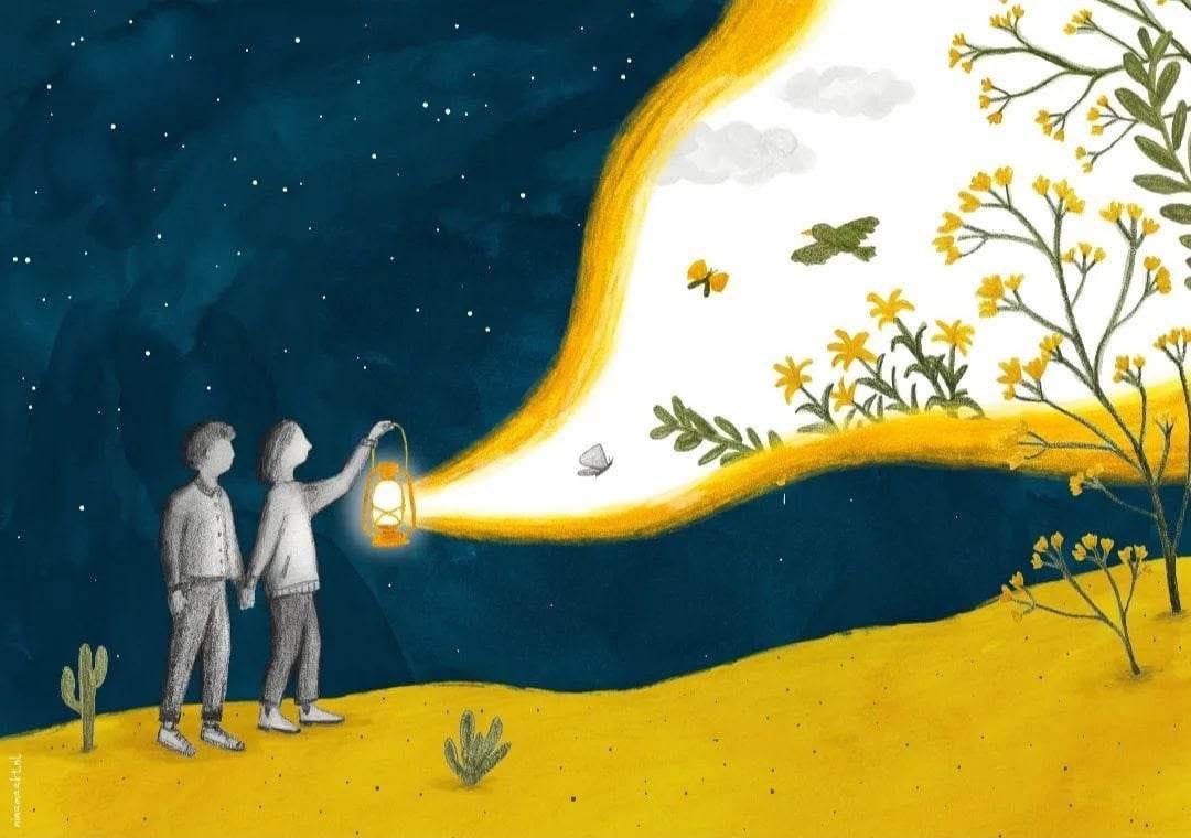 ivanik_oksana's tweet image. Illustration by Nina Sprong-Minnarr #illustration #art #graphic #book #children