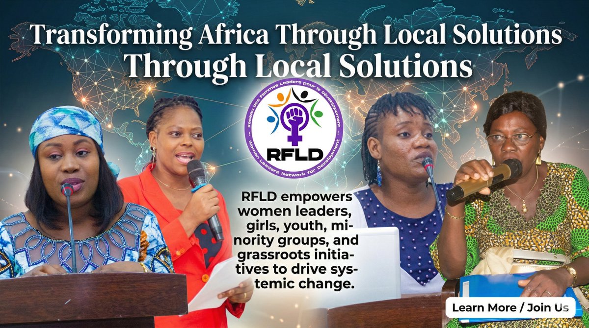 RfldOrg's tweet photo. Real change in Africa starts from the ground up!  At RFLD, we believe in the undeniable power of #LocalSolutions to empower women, girls &amp; grassroots initiatives. With 670+ member orgs across 45+ countries, we are building a continent-wide mvment

Explore: https://t.co/ZmUJWb3g03 https://t.co/ubjTxlvDbS