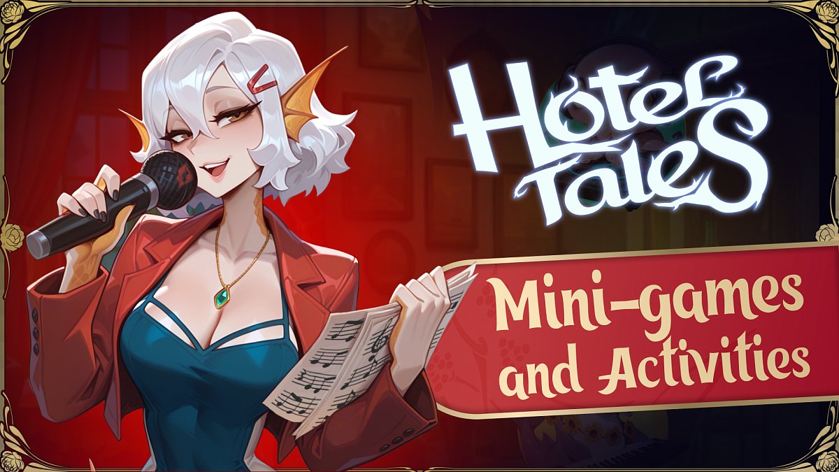 TopHouse_Games's tweet photo. Hey! Today we have several activities lined up for you that make life at the Hotel pretty eventful 😈

🛁 Spa treatments you won’t forget.

We are actively working on the spa area.

This is a full multi-stage mini-game where you will:
- wash guests after a long journey
- carefully lather them up
- rinse everything off with warm water
- and… pull out all kinds of unexpected things like twigs and leaves
And yeah, as the process goes on, the towel gets wetter and wetter, adding a bit of chaos and visual flair to the scene 👀

🎶 Disco with Pasithea.

When the work ends, the party begins.

Our siren Pasithea invites you to a three-stage rhythm game where:
- you follow her instructions
- catch the beat
- press the right notes
If you succeed, you will get an animated reward scene.
If not… well, you will definitely manage!

👻 Laveau and her not-so-great shift.

Not everything at the hotel goes according to plan.

Our ghost bartender Laveau has found herself in serious danger - infernal entities are literally draining the last of her strength.

Your task:
- analyze the enemies
- read their traits
- pick the right weapons
Formally it is a puzzle, but with pressure:
these creatures do not wait… and are already starting to tear things apart, including the situation and the clothes.

💬 And this is just the beginning.
The hotel is gradually revealing more and more of its sides. New spaces, new mechanics… and new ways to get into trouble.
If you want to see where this leads, now is the perfect time to add Hotel Tales to your wishlist and check out the demo if you have not already

https://t.co/zitSng9ACH