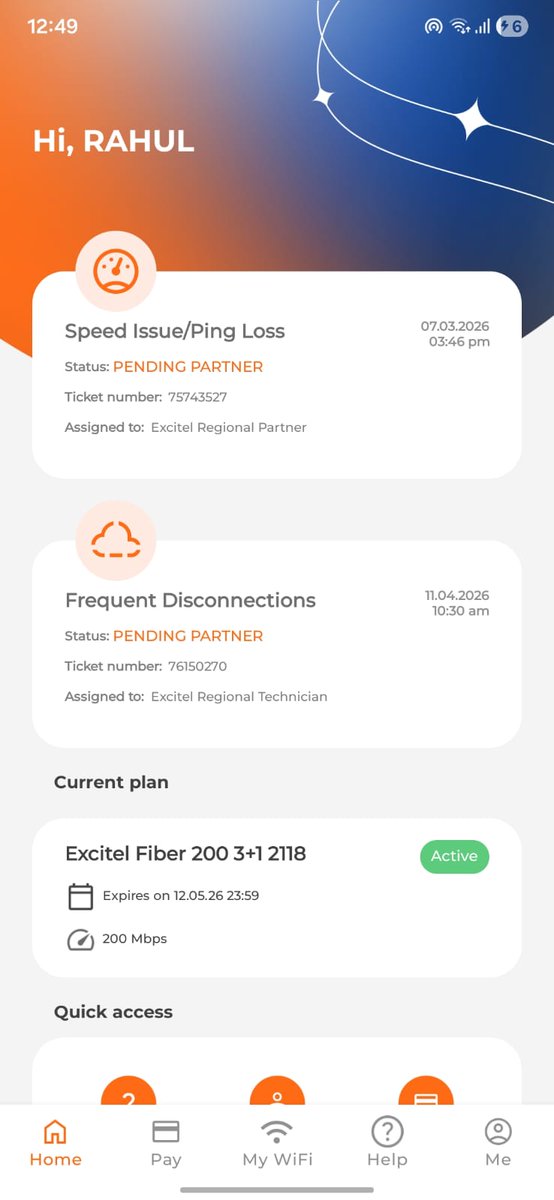 rahulkr684's tweet photo. Worst service by Excitel Broadband. Complaints (75743527, 76150270) ignored - no technician visit.
2 months of slow speed &amp; disconnections. Now fix by EOD or refund plan + ₹2000 deposit.@excitel_rocks  @ExcitelIndia #poorservice   
#Excitel #Refund #CustomerService https://t.co/NSWYDHgQTk