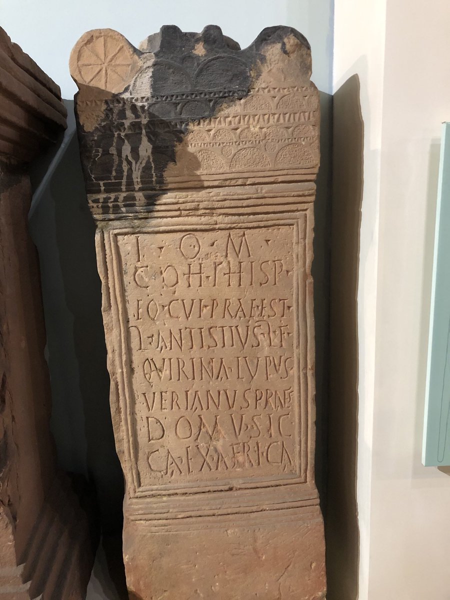 alistair_tosh's tweet image. More evidence of Africans serving in the #Roman army in Britannia. Altar stone raised by Lucius Anstistius Lupus Verianus, Praefectus of Ist Hispana cohort. Born in Sicca present day Le Kef, western Tunisia. Found at Alauna fort (Maryport) #Cumbria