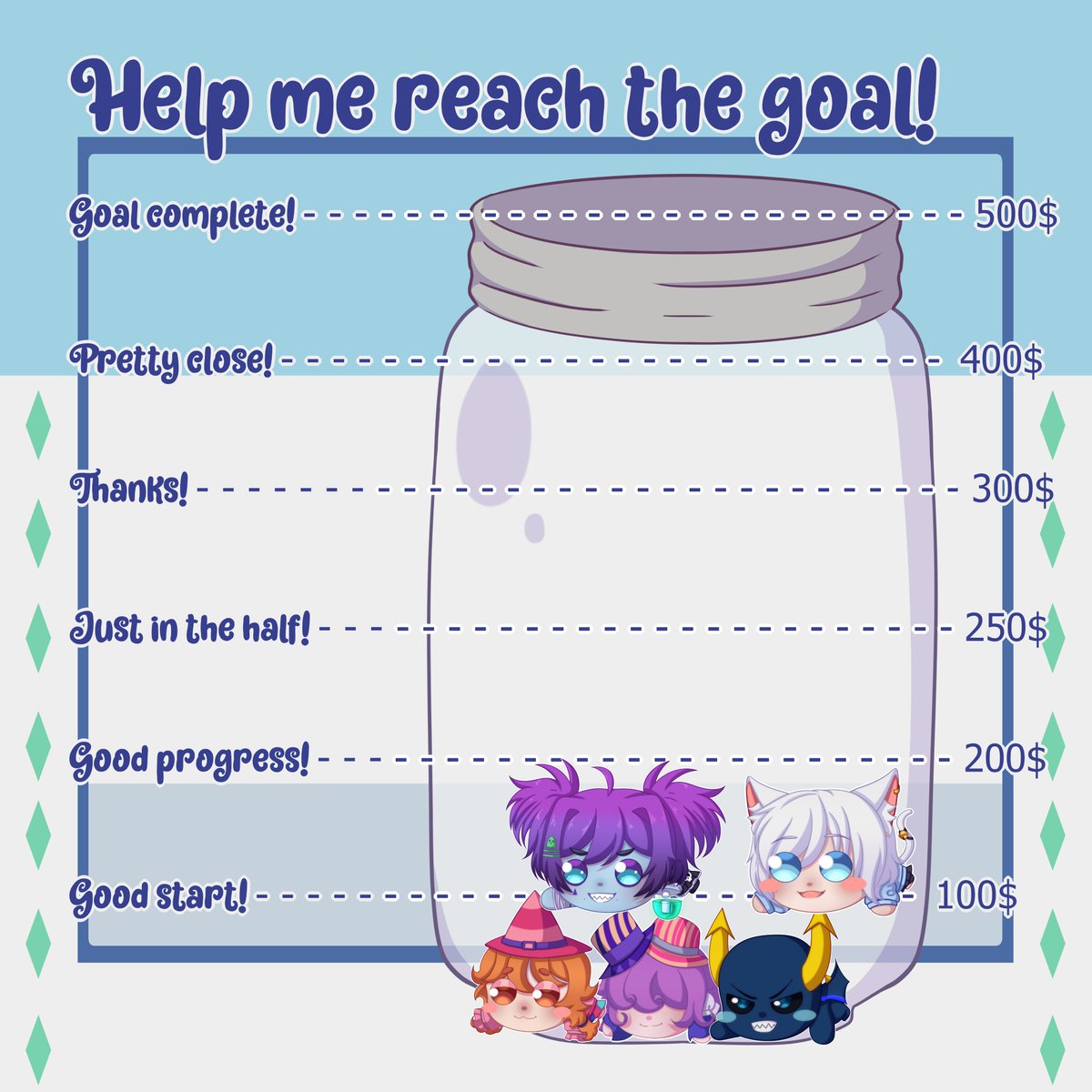 Caigo del cielo para mostrar dos bellas comis terminadas para <a href="/Gafdlex/">Gafdlex</a> ! Dos personajes bellisimos que ya he dibujado antes pero ahora a cuerpo completo!! 
-
Un peluche más al jarron!, verlo llenarse me llena de alegria:'3 Muchisimas gracias! ❤️❤️😭
-
#vgencomm #vgen #smallartist