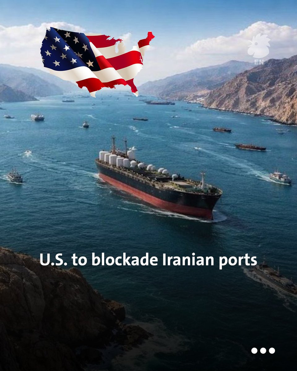 AnnaharFr's tweet image. Les États-Unis s’apprêtent à imposer un blocus maritime sur les ports iraniens à partir du 13 avril, visant tous les navires sans distinction. Si l’accès aux ports iraniens sera restreint, la navigation dans le détroit d’Ormuz restera ouverte.

#ormuz #étatsunis #guerre #iran