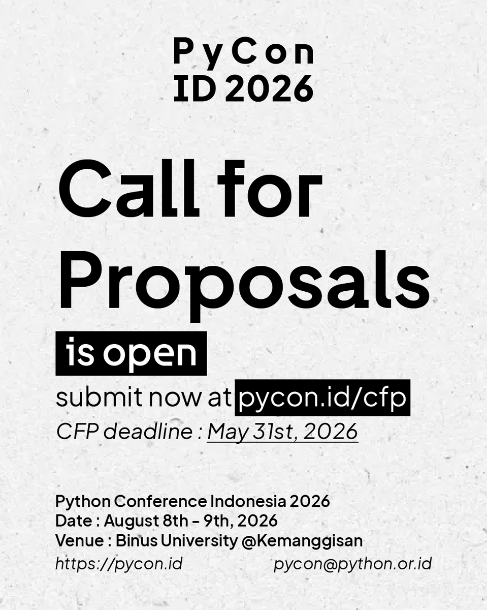 Python Indonesia tweet media