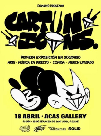 LoBlanc_cultura's tweet photo. POMI240 debuta en Elche con CARTOON ICONS, una fusión de arte, música y cultura urbana
@AngelCastano
https://t.co/bMy1yZYqOp https://t.co/c3TqhMaFXW