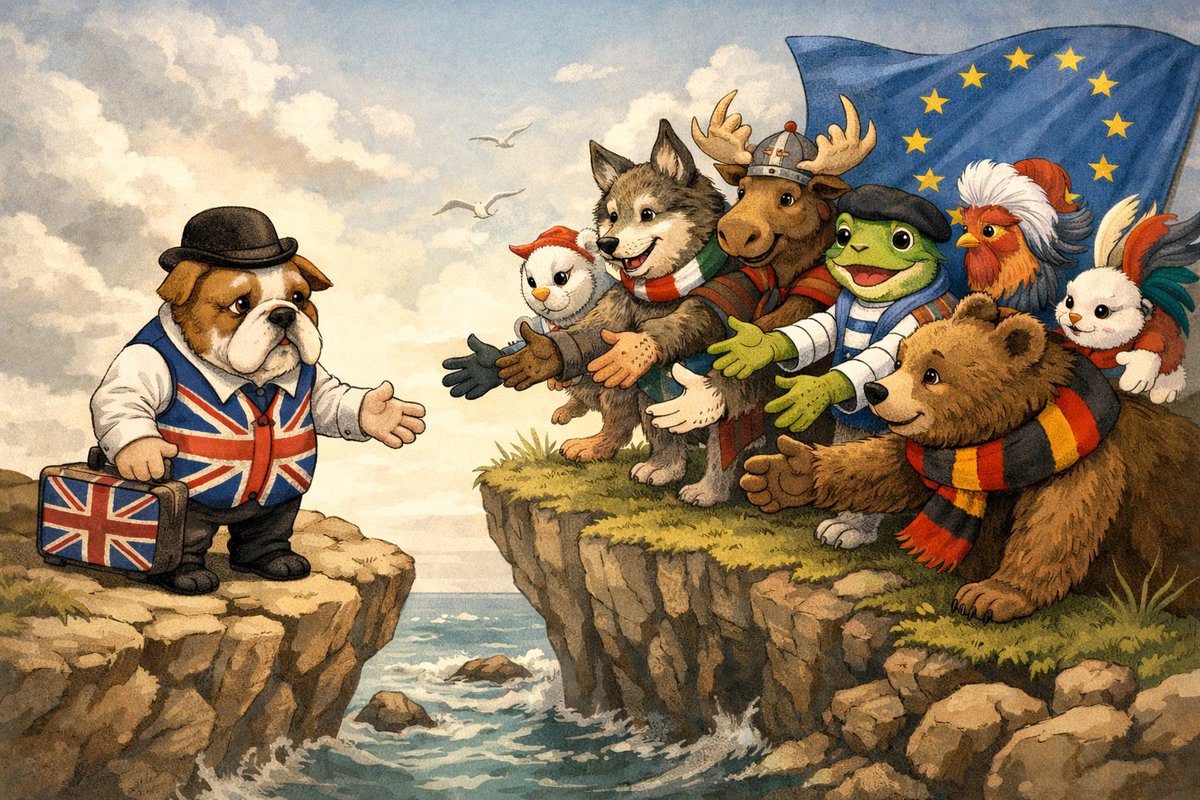 Wo wir gerade dabei sind. (M)ein Traum.

Let's reunite. ❤️
UK is Europe. 🇬🇧🇪🇺

#rejoinEU #reverseBREXIT #Europe #FarageTraitor