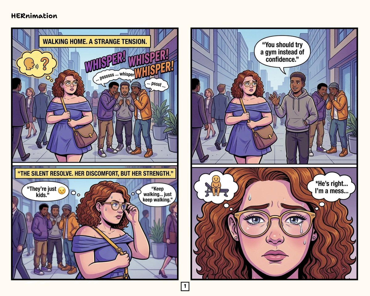 RWImagazine's tweet photo. This is HERnimation — our brand new comic strip series that tells the stories women live every day. The ones we laugh off. The ones we cry about alone. The ones that stay with us longer than they should.

This is just a snippet. 
🔗 Link in bio for full story 
#HERnimation https://t.co/BBF7f8zndF