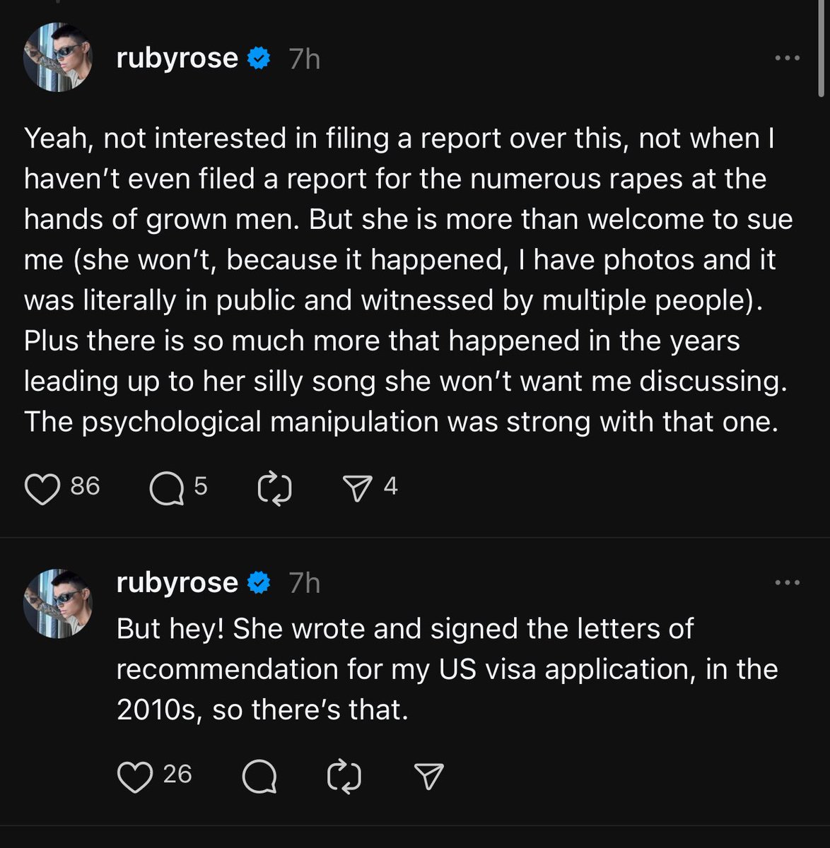 Caroline tweet media