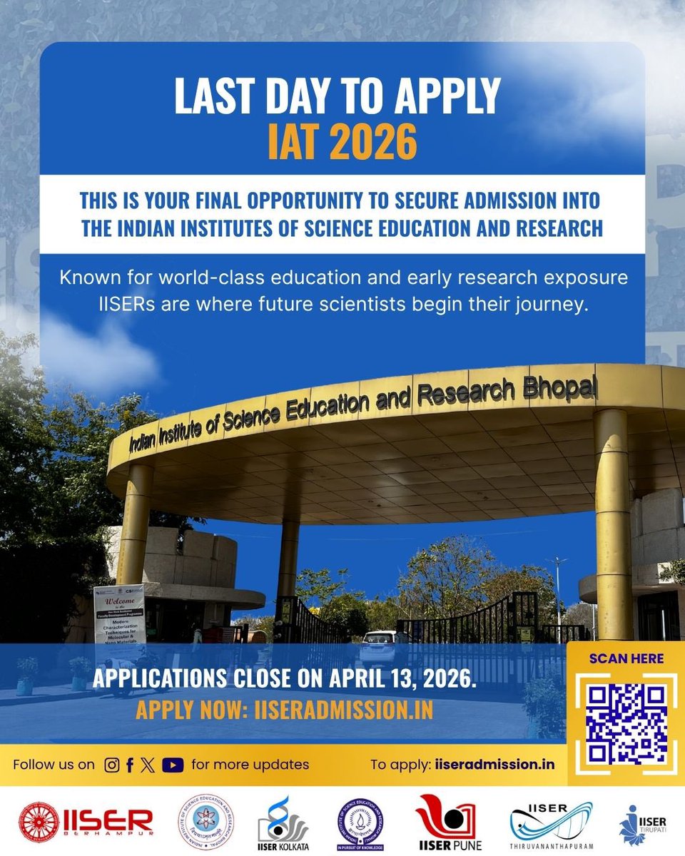 IISER Admissions tweet media