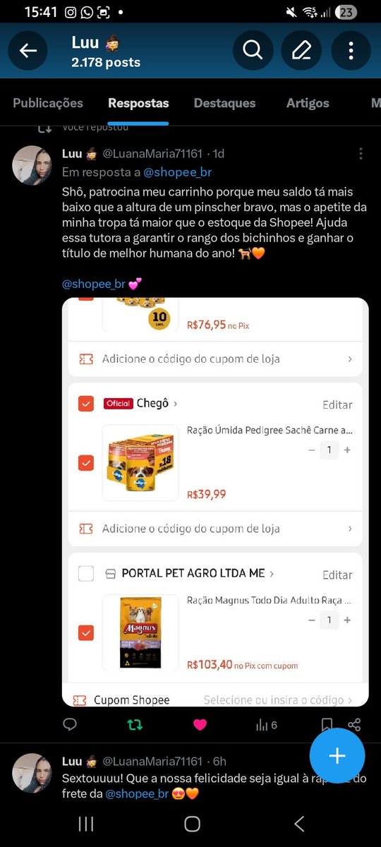 anonima80w7's tweet photo. Oi @Shopee_BR! Recebi uma mensagem de vocês na minha outra conta (LuanaMaria71161) sobre um sorteio, mas não estou conseguindo responder por lá de jeito nenhum! 🆘 Estou tentando contato desde cedo. Podem me dar um retorno por aqui, por favor? 🙏 https://t.co/I9zAD2DVPz