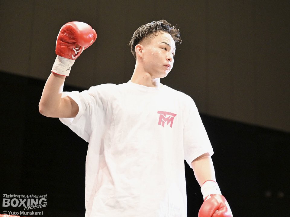 box_0218's tweet photo. プロ７戦目
4R TKO勝ちでした!

皆さん、たくさんの応援ありがとうございました。
また次に向け頑張ります。 https://t.co/fMME0FILWx