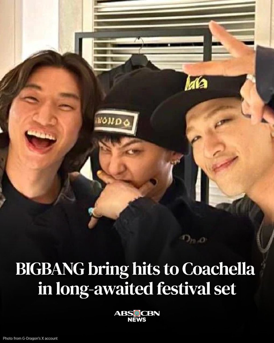 KINGS 👑

K-pop superstars BIGBANG set the Coachella stage on fire as they finally performed at the famed music festival after their 2020 appearance was canceled due to the COVID-19 pandemic.

READ: abs-cbn.com/entertainment/…