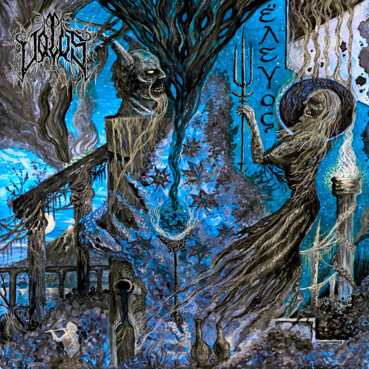 vargheist's tweet image. volusdeath.bandcamp.com/album/elegy-of…

The 5th Album release of Vølus releasing on May 30th, 2026. 300 CD copies available of "Elegy of the Necrochosen" for fans of Deathspell Omega, Ulcerate and Blackened Death Metal.

#metal #deathmetal #volus #music #vargheistrecords #blackmetal