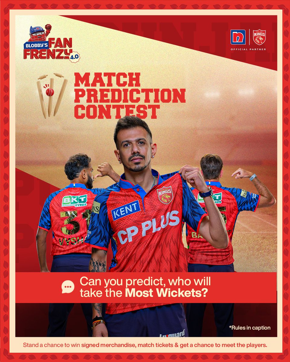 NipponIndia's tweet image. Who do you think will take the most wickets in today's match? Tweet your predictions in the comment section.
4 Rules for Blobby's Fan Frenzy 4.0:
1. Comment Done and Tag 3 friends
2. Use #BlobbysFanFrenzy and #NipponPaintIndia
3. Follow @NipponIndia 
4. RT this.
#ContestAlert