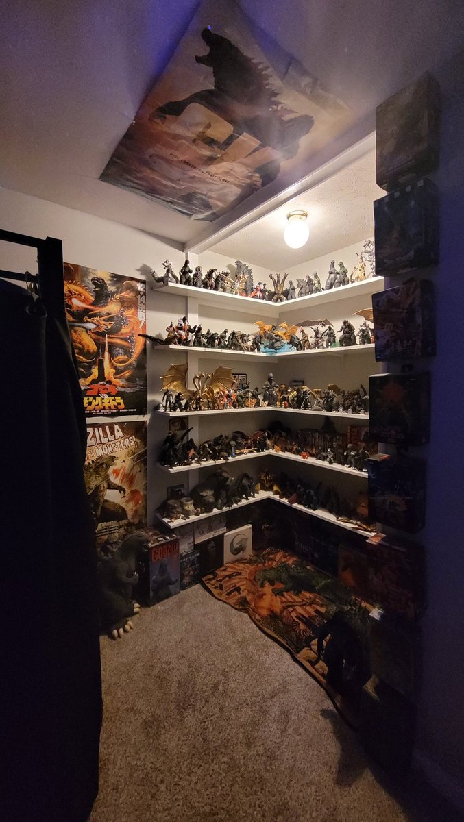 kaijuboi4's tweet photo. Don't think I've ever posted my collection on here! #Kaiju #Godzilla #collection https://t.co/mrsK6GpmDX