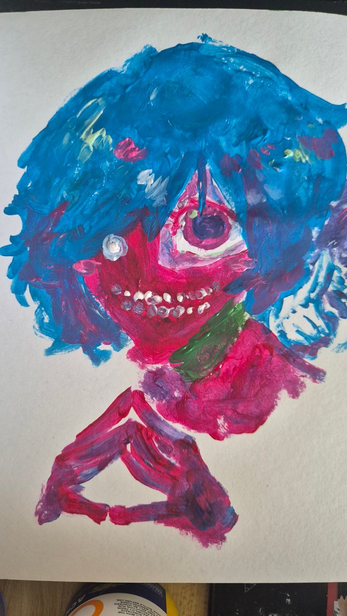 sleepynerucc's tweet image. had too much paint leftover on my palette from my assignment, and i didn't really wanna put it to waste

#art #paint #ocart