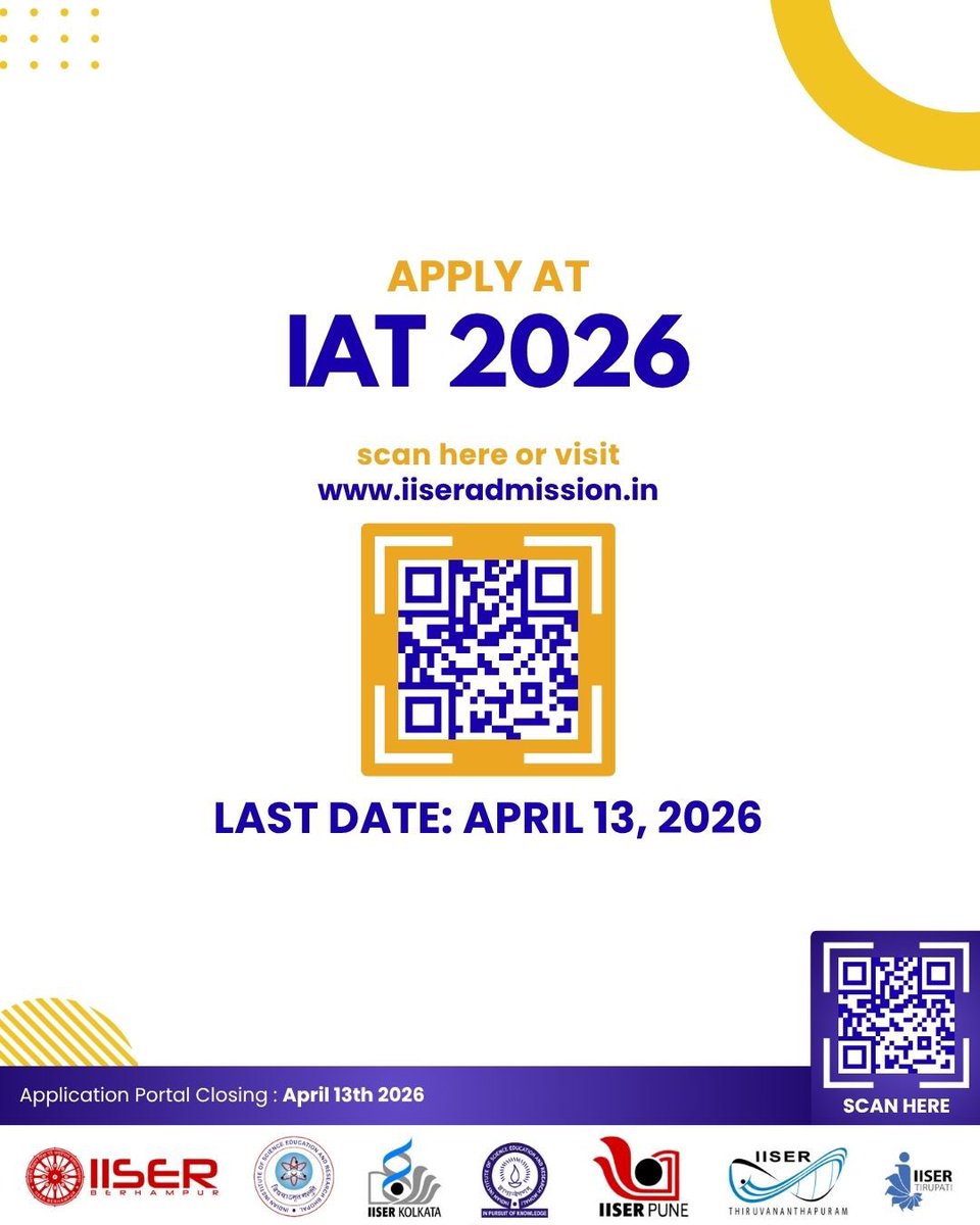 IISER Admissions tweet media