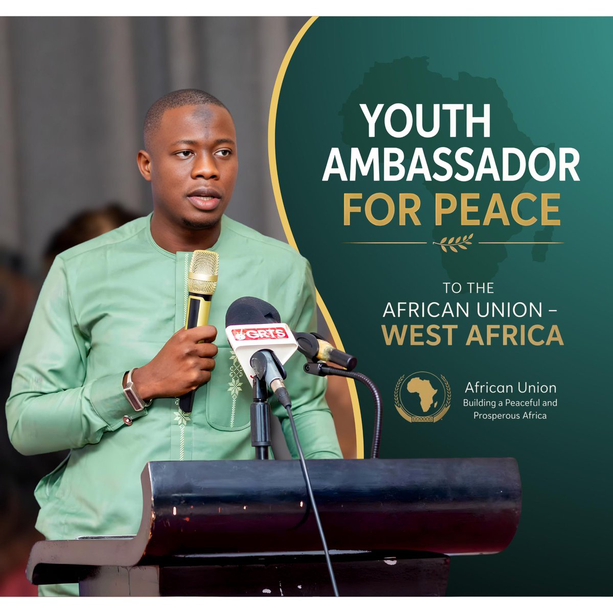 PaBakary's tweet image. Alhamdulillah! 

Honored to be appointed by the @_AfricanUnion as the African Union Youth Ambassador for Peace (AYAP) for West Africa 🌍

From grassroots action to continental responsibility—committed to advancing the #YPSAgenda and amplifying youth leadership.

#AYAP #YPS