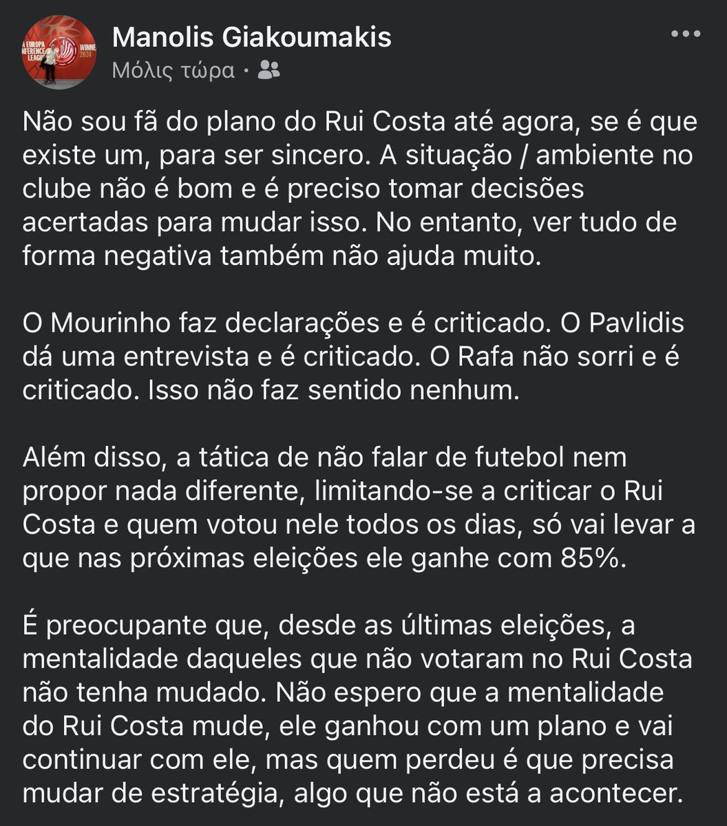 Manolis Giakoumakis tweet media