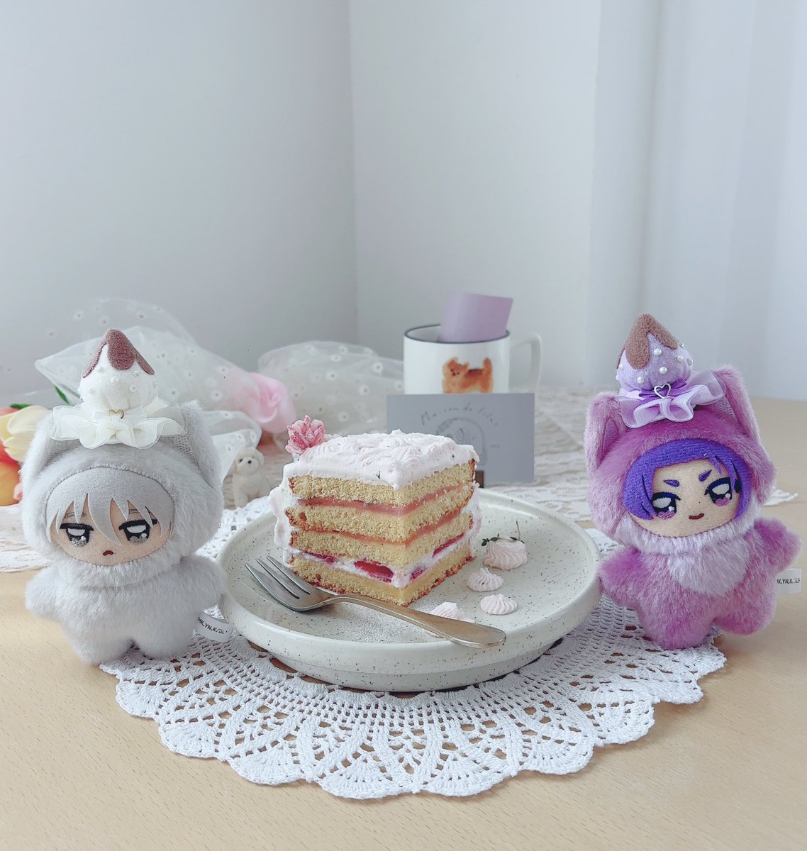 🌈🍫🍓⸝⸝꙳推しカラーのベッドアクセ作りましたᜊ•ᴗ•ᜊ      
４月下旬頒布予定です🏹
ツリーに色々な推しのお写真載せてます*꒱⋆⑅.....✍🏻BOOTHのページはでき次第こちらで告知します🪄︎︎⋆꙳.*