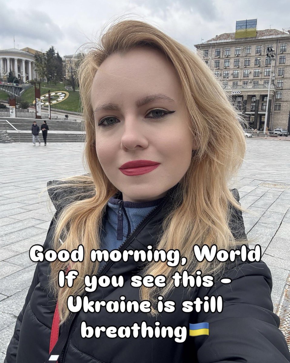 angelshalagina's tweet image. Good morning, World
If you see this -
Ukraine is still breathing.
#ukraine #ukrainerussiawar #ukrainians #ukrainiangirl #ukrainetoday