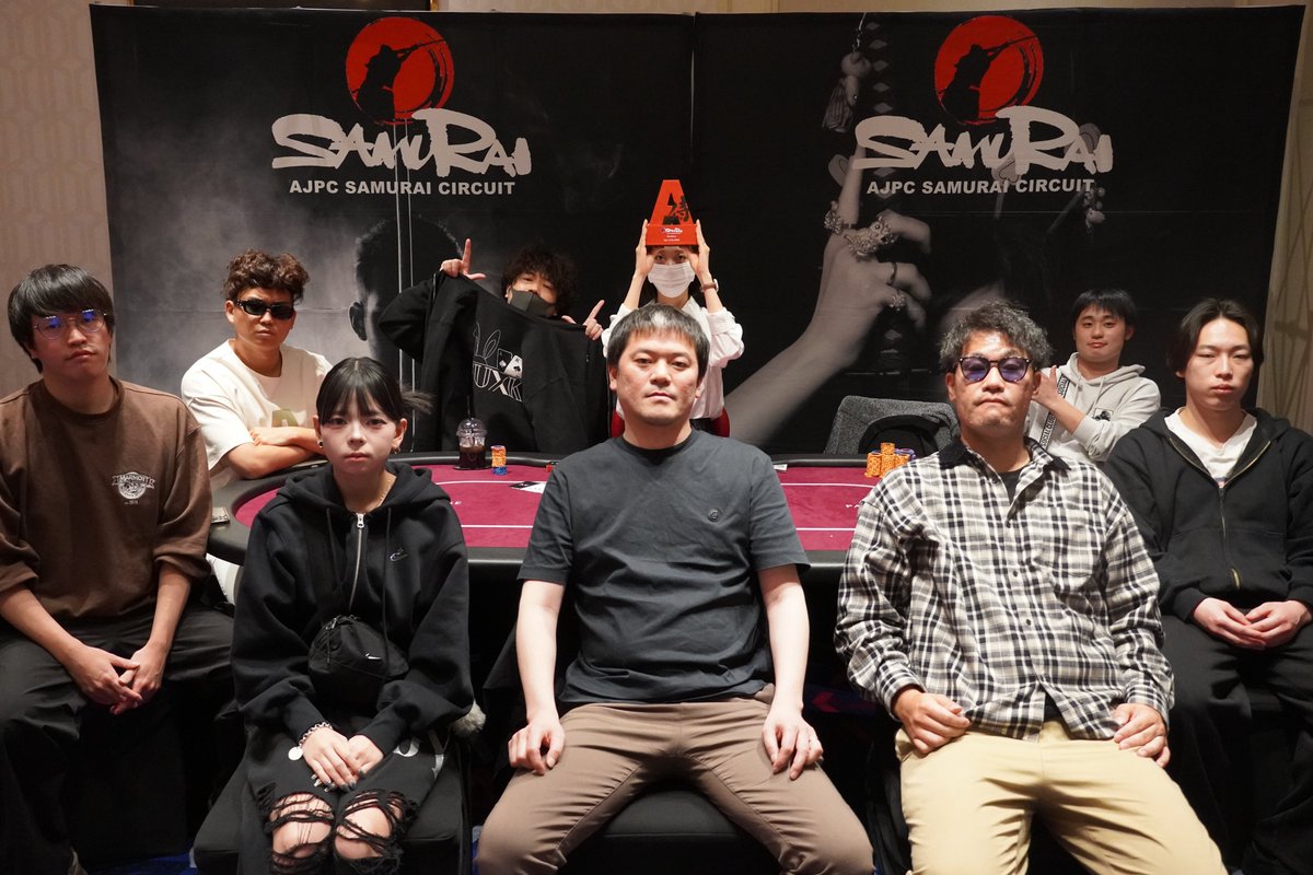 ajpc_ac's tweet photo. ■AJPC SAMURAI CIRCUIT INCHEON                        
Rookies                                                     
Final Table‼️                                                                                        

▼会場の様子を随時UP中 ▼
https://t.co/M0hkgAtuRr https://t.co/1BaTBXt0Nz