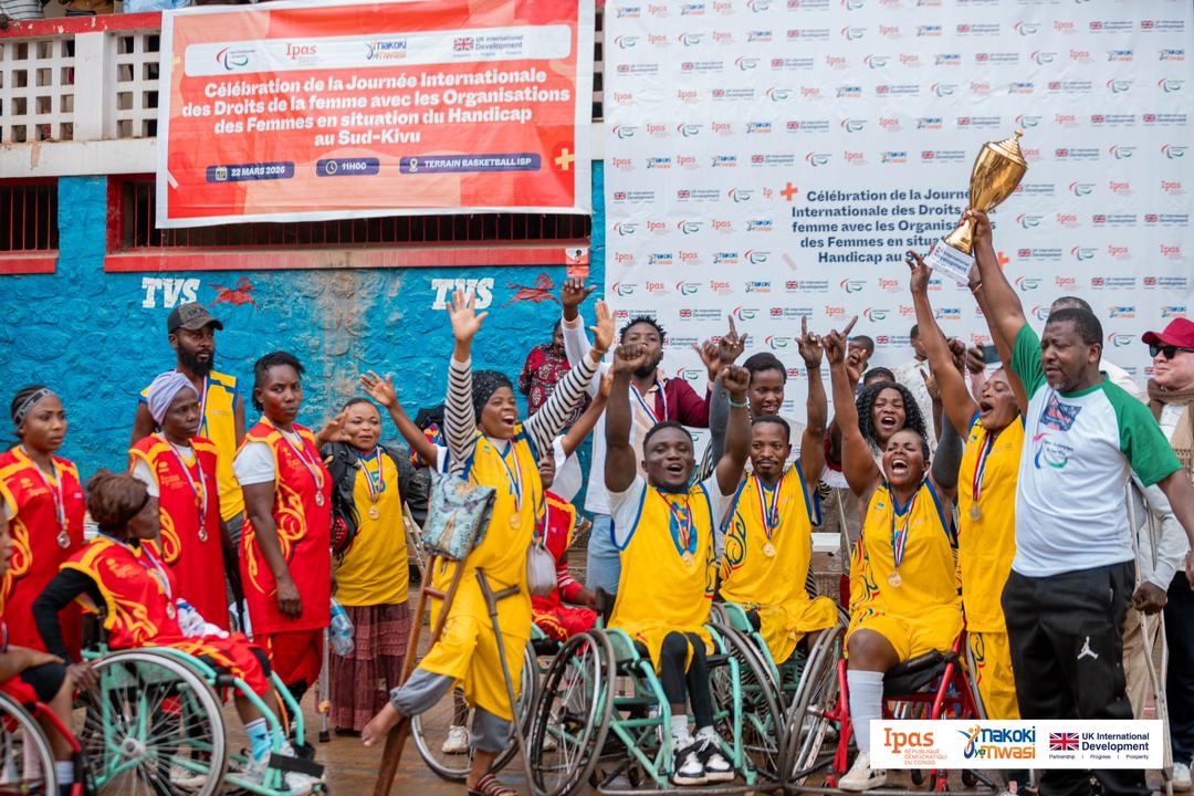 Patriciakapapa's tweet image. #SudKivu : Dans le cadre de la célébration de la journée internationale de la femme, @MakokiYaMwasi  promeut l'inclusion en DSSR, en organisant le match de basket Ball des personnes vivant avec Handicap, couplé à l'offre d'informations et services SSR.
#JIF2026
#Inclusion