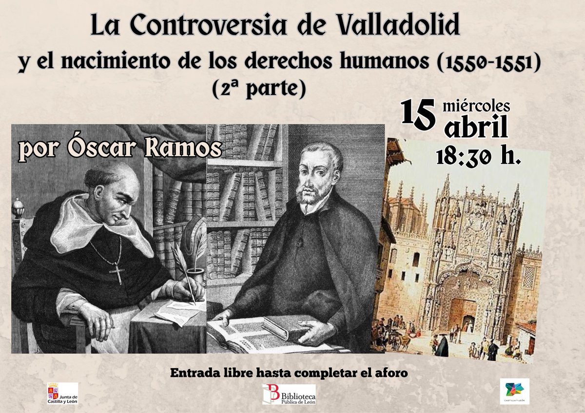 🗓️Miércoles, 15 de abril
⏰18:30 h.
➡️Entrada libre hasta completar el aforo