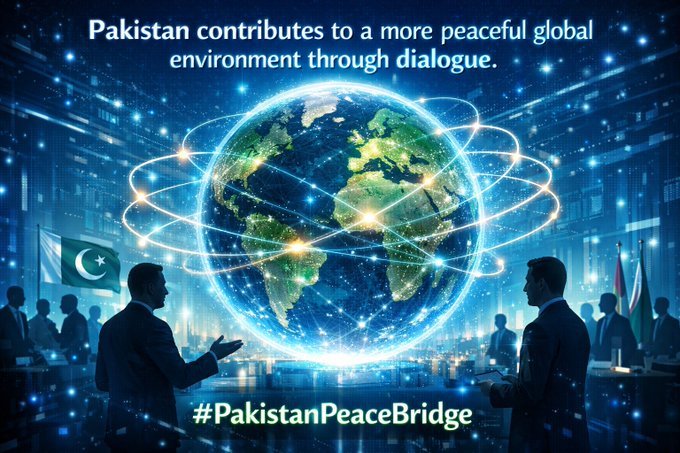 پاکستان خطے میں استحکام کا ضامن بنتا جا رہا ہے۔
 #PakistanPeaceBridge
