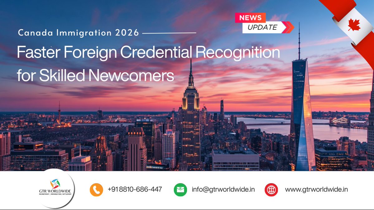 gtrworldindia's tweet image. Canada Immigration 2026 Update

✔️ 32,000 skilled newcomers supported
✔️ Faster job access
✔️ Healthcare &amp;amp; construction focus

🔗 Read more:
zurl.co/Fi1Yt

📞 +91 8810-686-447
🌐 zurl.co/Tq6qu

#CanadaPR #ImmigrationNews #SkilledMigration #CanadaJobs