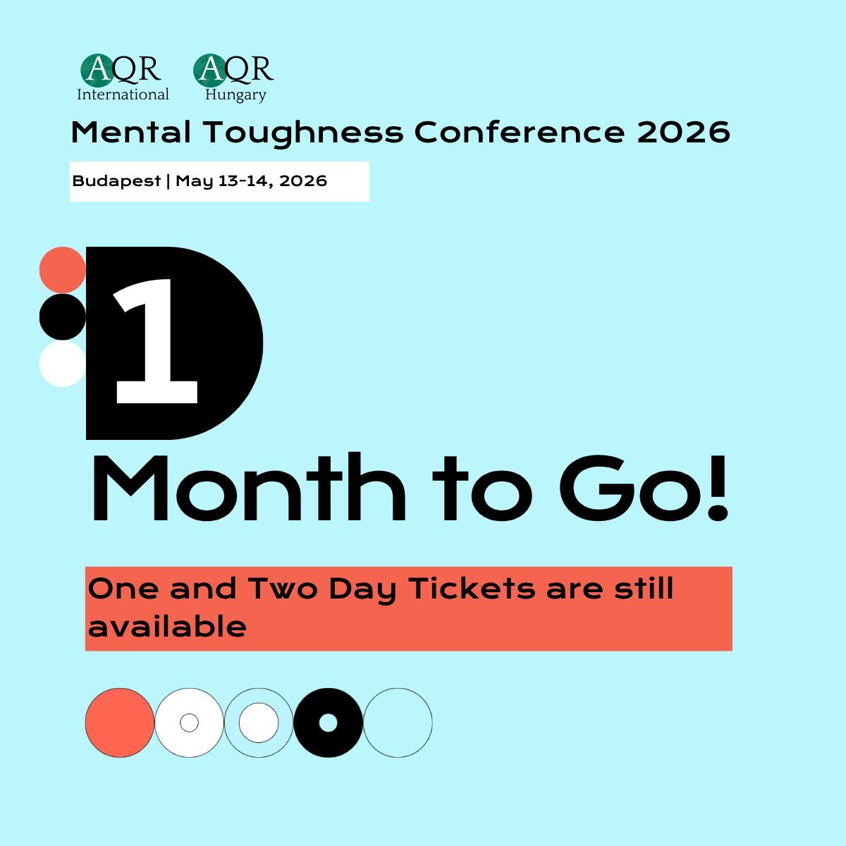 AQR_INT's tweet photo. Just one month to go until the Mental Toughness Conference in Budapest.

🎟️ Day tickets are now available
🔎 Check out the full speaker lineup and secure your place today

Don’t miss your chance to be part of the conversation.

https://t.co/yj6LjvH6ZJ https://t.co/Mc3vQ9k4ba