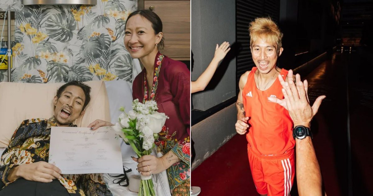 MothershipSG's tweet image. S'pore marathoner, 45, passes away from cancer 3 days after marrying long-time girlfriend bit.ly/4sqE15H