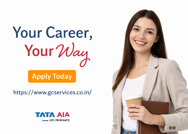 GCServices3's tweet image. Not everyone is meant for a fixed salary and limited growth. If you believe in building your own income and creating your own identity, this is your chance. Join Tata AIA Life Insurance: gcservices.co.in

#ChooseGrowth #TataAIALife #InsuranceAdvisor #CareerOpportunity