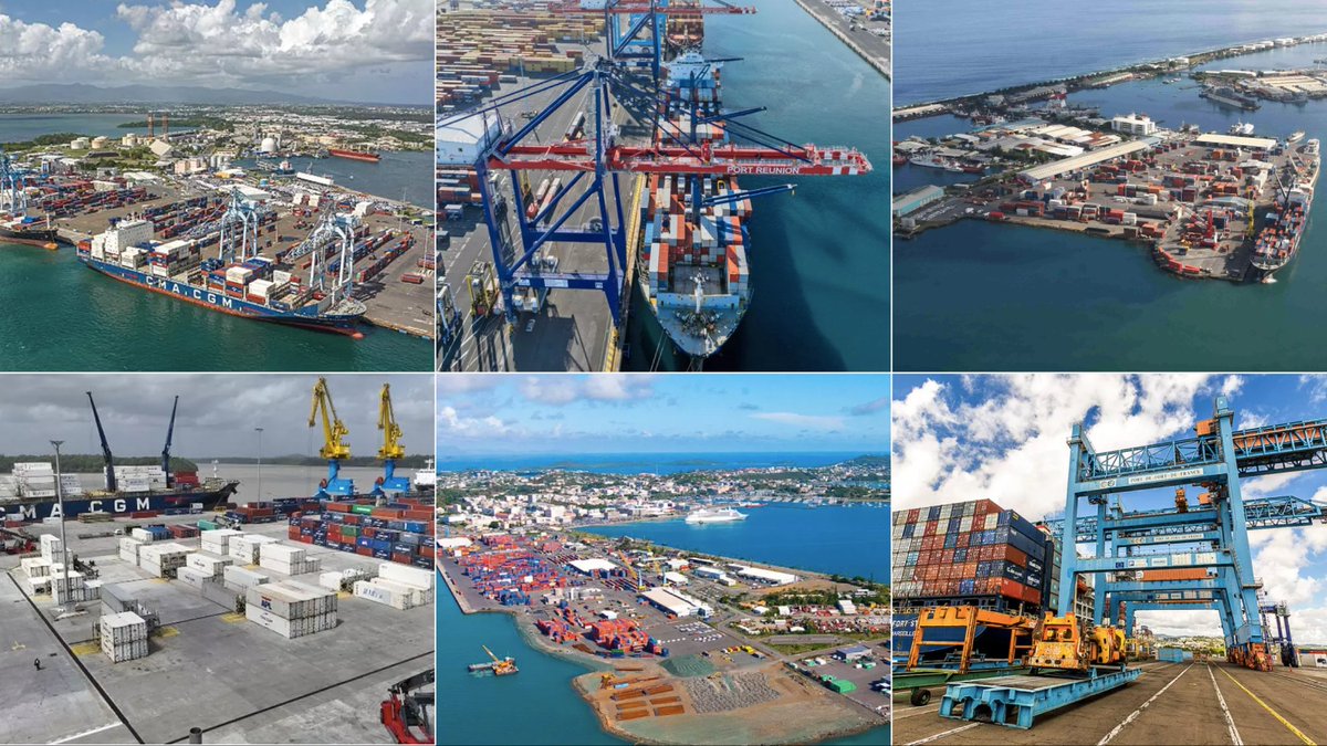 outremers360's tweet image. ⚓️De la #Guadeloupe à la #Polynésie, en passant par la #Guyane, la #Martinique, #LaRéunion et la #NouvelleCalédonie, Outremers360 a consacré, la semaine dernière, une série dédiée aux #Ports des #Outremer. 

🗞️À LIRE OU RELIRE ICI ⤵️

▪️ Guadeloupe ➡️outremers360.com/bassin-atlanti…

▪️
