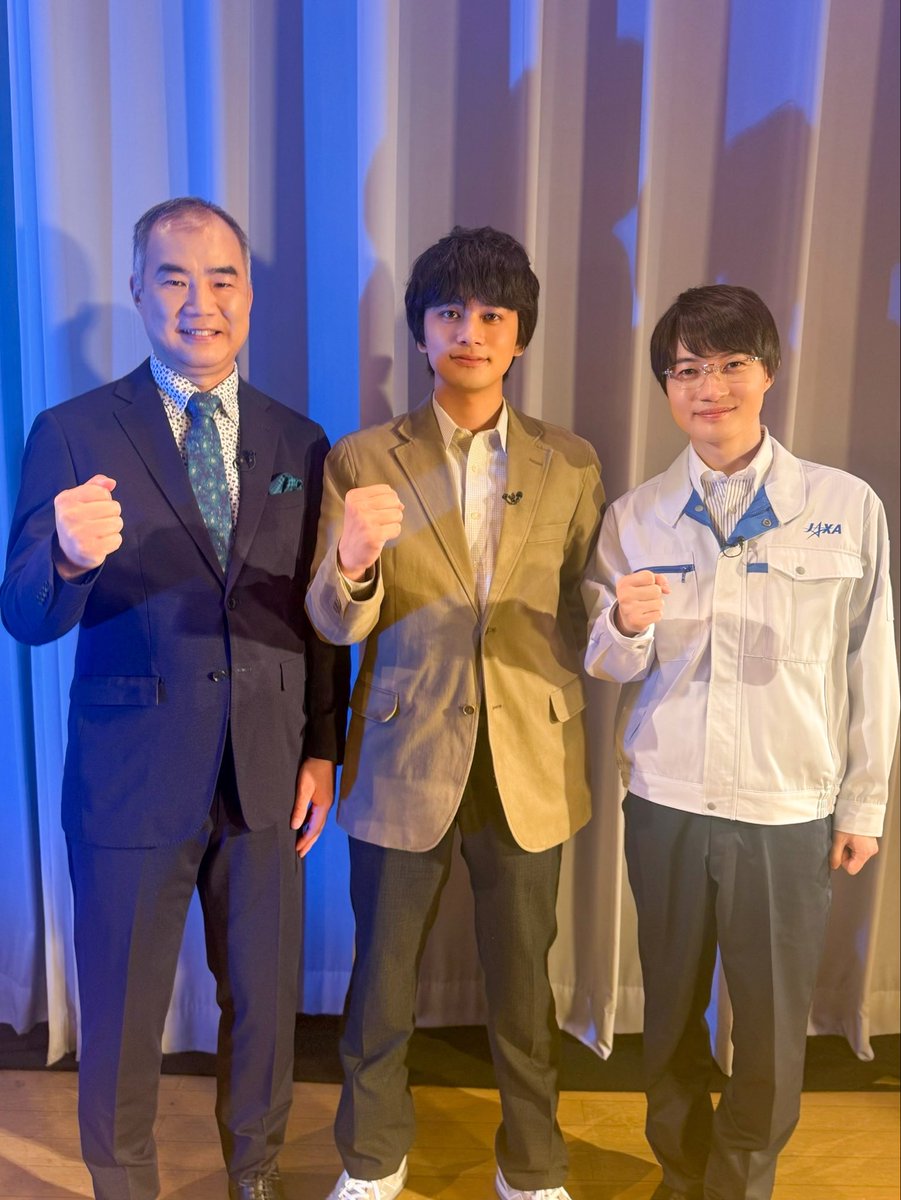 sabauchu_fujitv's tweet photo. 「Live News イット！」は
宇宙飛行士・野口聡一さんとの
インタビューをお届けしました🌏🌙
これにて電波ジャック終了です！

19時からの「ネプリーグ」では
野口さんと対決🔥
21時からはいよいよ初回放送🐟
お楽しみに〜👋🏻

#北村匠海 #神木隆之介 #野口聡一
#さばうちゅ https://t.co/NcbHy450ZO