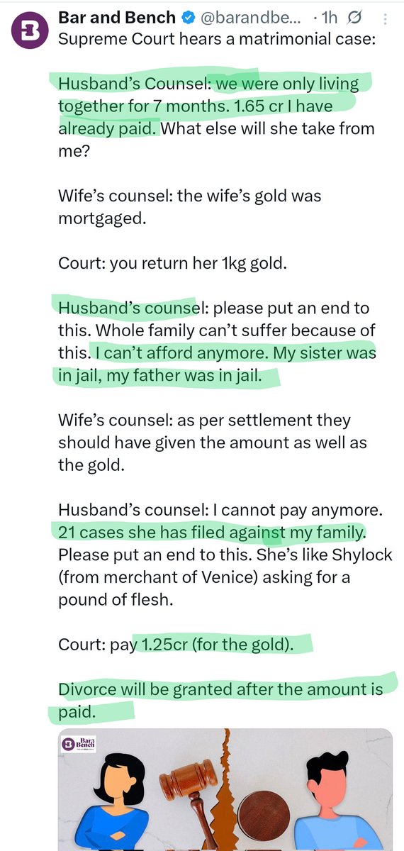 This is Indian Judiciary for you!

Men's stop marrying or else be ready to beg , borrow and steal to pay maintenance / alimony as demanded!