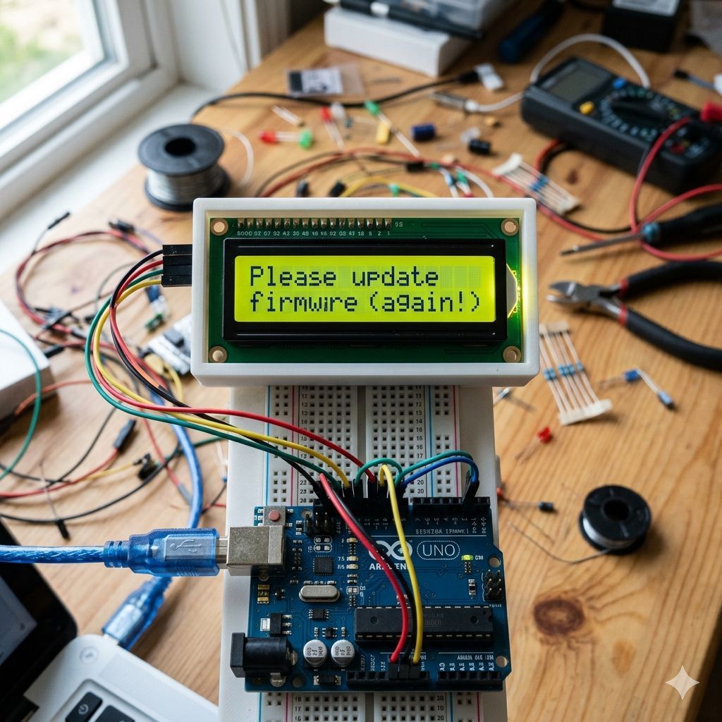 incurablemaker's tweet image. 𝗜𝗻𝘁𝗲𝗿𝗻𝗮𝘁𝗶𝗼𝗻𝗮𝗹 𝗗𝗮𝘆 𝗼𝗳 𝗧𝗵𝗲 𝗣𝗲𝗿𝗽𝗲𝘁𝘂𝗮𝗹 𝗙𝗶𝗿𝗺𝘄𝗮𝗿𝗲 𝗨𝗽𝗱𝗮𝘁𝗲 𝗖𝘆𝗰𝗹𝗲
13th April

Yes, we appreciate that the Devs keep improving stuff but does it really need to be 4 times a week?
#MakerDay #MakersGonnaMake #Maintenance