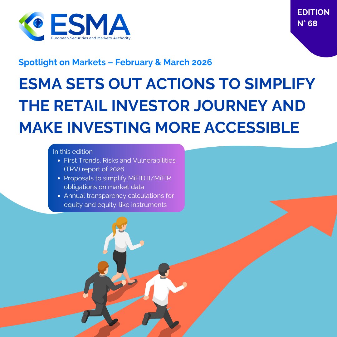 ESMA - EU Securities Markets Regulator 🇪🇺 tweet media