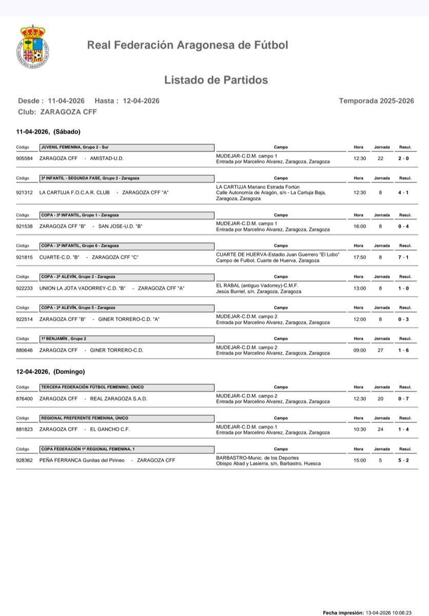 𝗭𝗮𝗿𝗮𝗴𝗼𝘇𝗮 𝗖𝗙𝗙 𝗖𝗮𝗻𝘁𝗲𝗿𝗮 tweet media