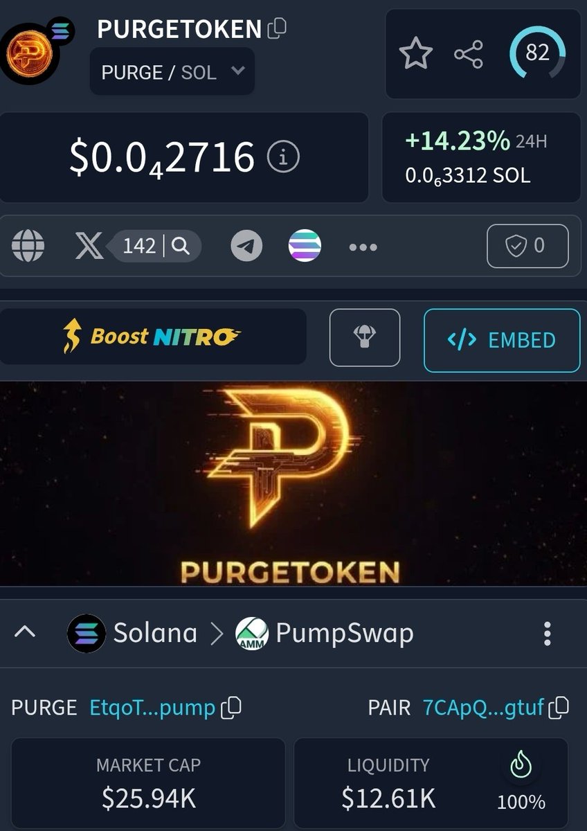 PURGE Token tweet media