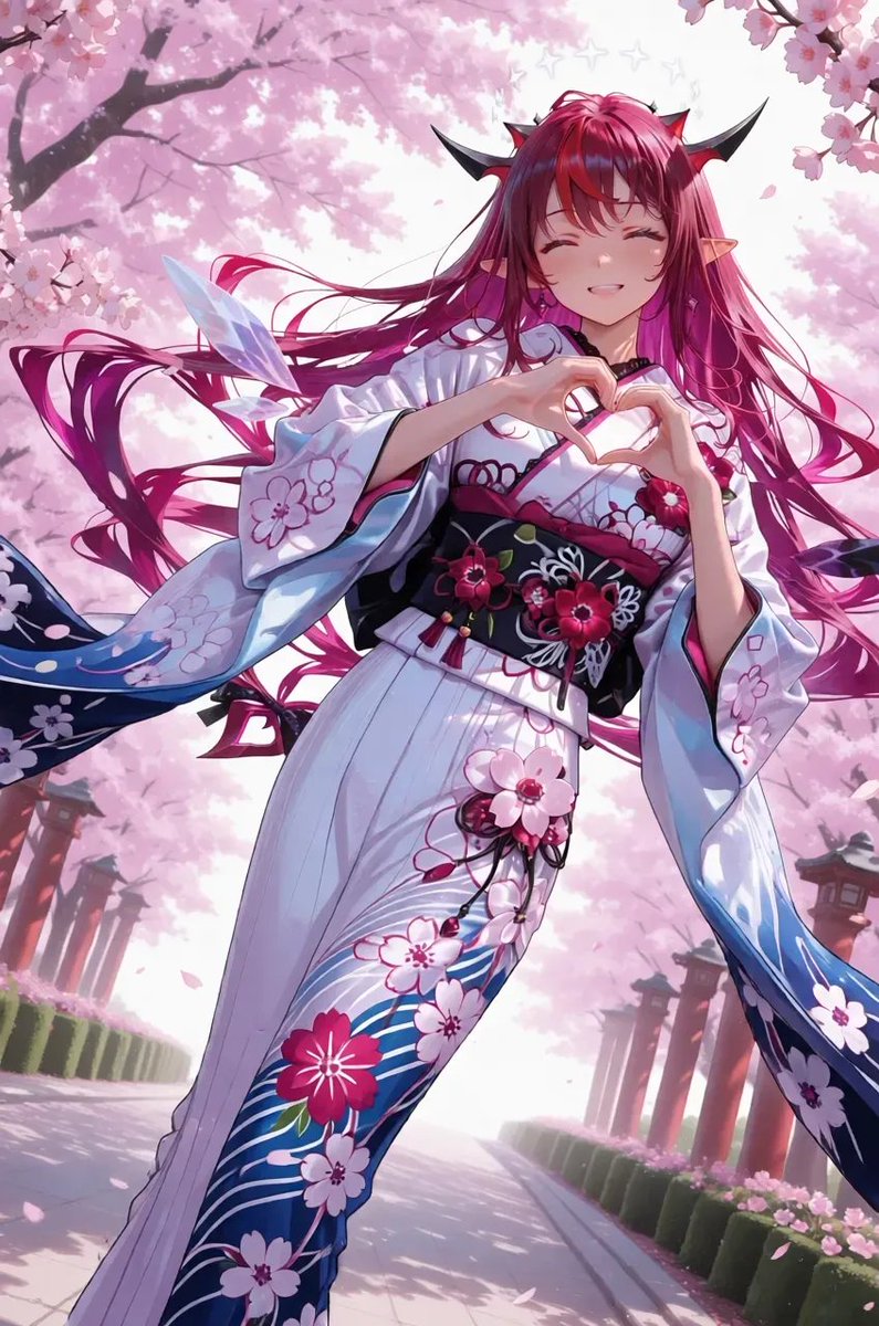 syamasyu12345's tweet image. テーマ：きもの 
#IRyS #AIイラスト #AIart