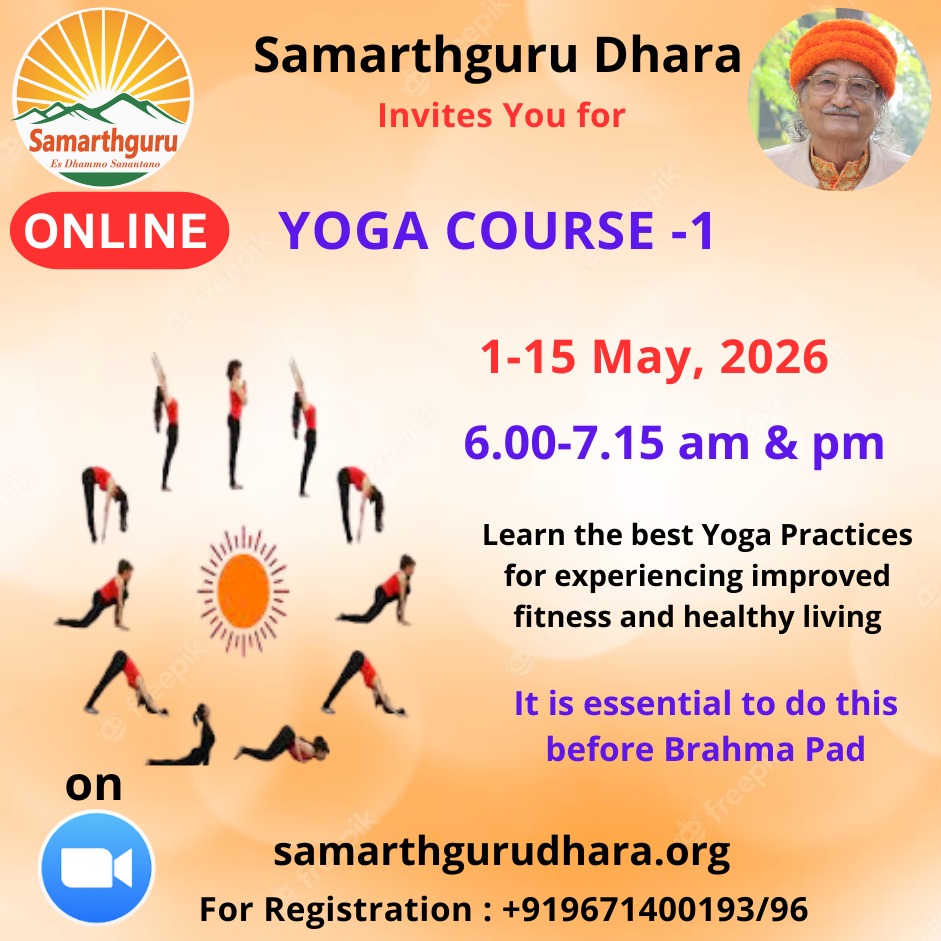 sgdharaofficial's tweet image. All are welcome to attend online Yoga Course-1 from 1-15 May, 26 at 6.00-7.15 am &amp;amp; pm daily, to learn the best #Yoga Practices for experiencing improved #fitness and #healthyliving. It is essential to do this before Brahma Pad and higher programs. 

Contact:
📞+91 9671400193/96